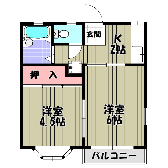 コーポラスしずⅡ 間取_339_712_5.jpg